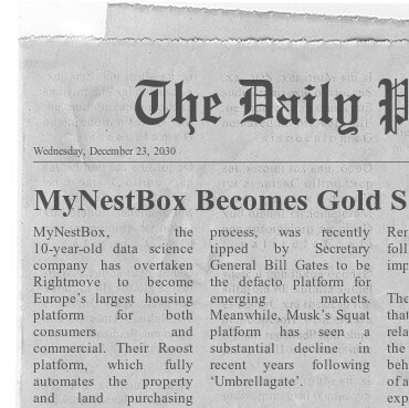 Newspaper Headline: MNB becomes Gold Standard
