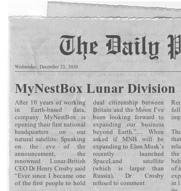 Newspaper Headline: MNB Lunar Division